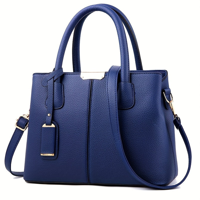 Women's Elegant Spacious Handbag Versatile PU Leather 6