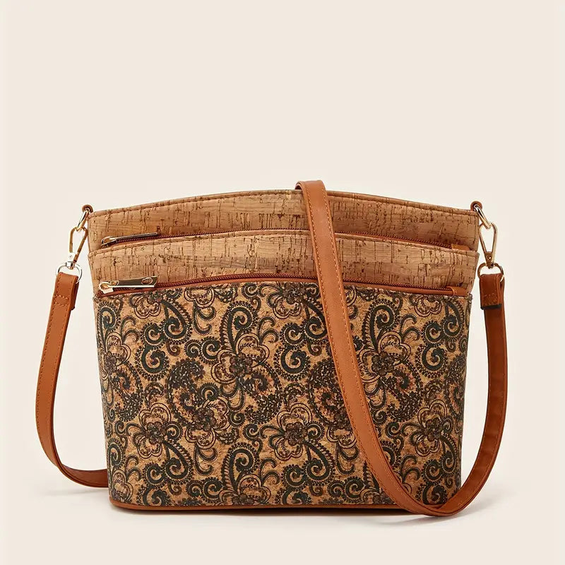 Women's Ethnic Style Shoulder Bag PU Leather 7