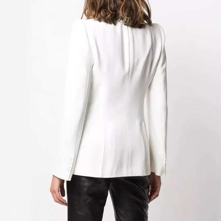 Women's High Waist Vegan Leather Trousers Straight Cut with Subtle Bootcut 2