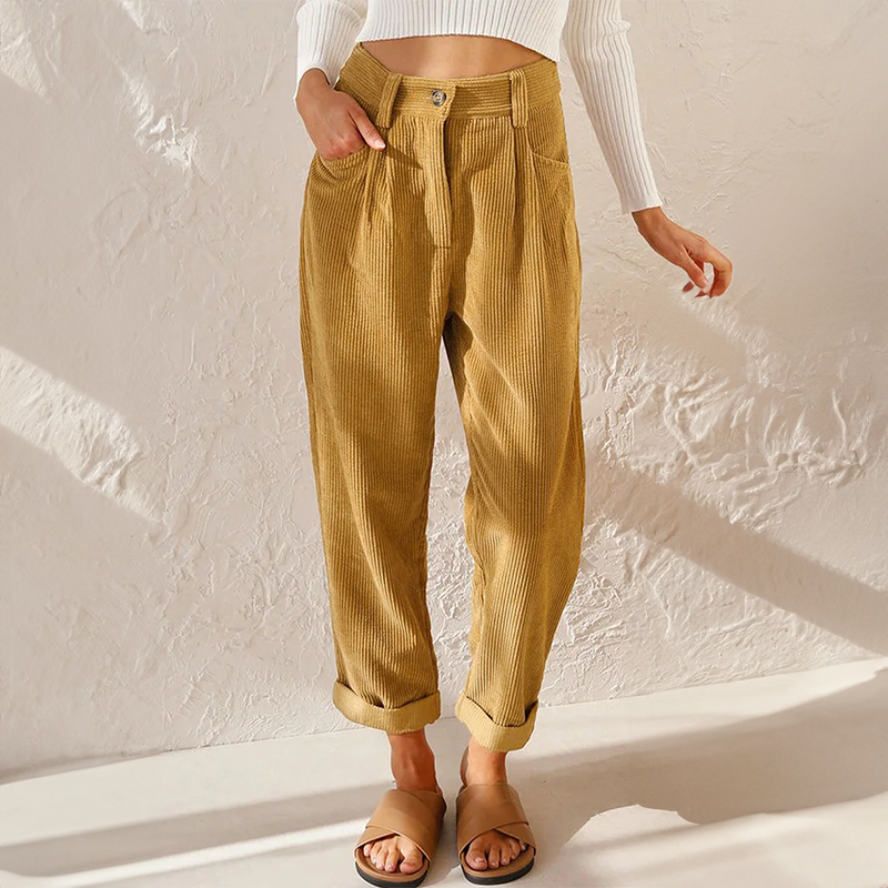 Women's High Waist Wide Leg Trousers Lightweight Summer Pants 0