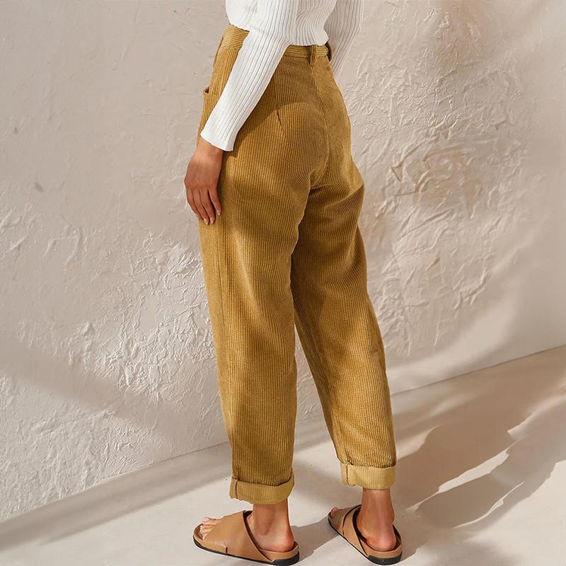 Women's High Waist Wide Leg Trousers Lightweight Summer Pants 1
