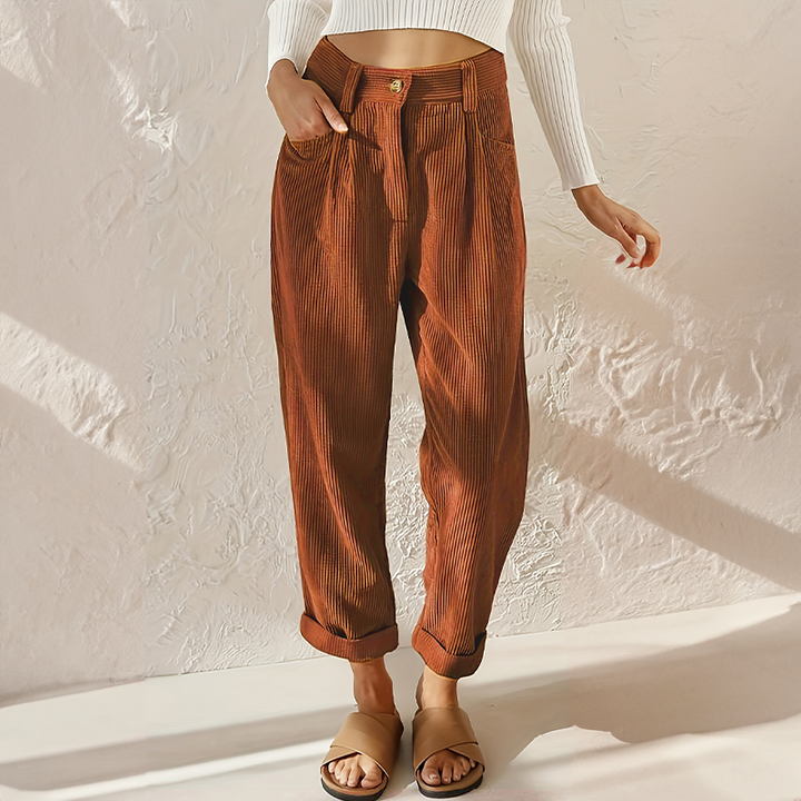 Women's High Waist Wide Leg Trousers Lightweight Summer Pants 2