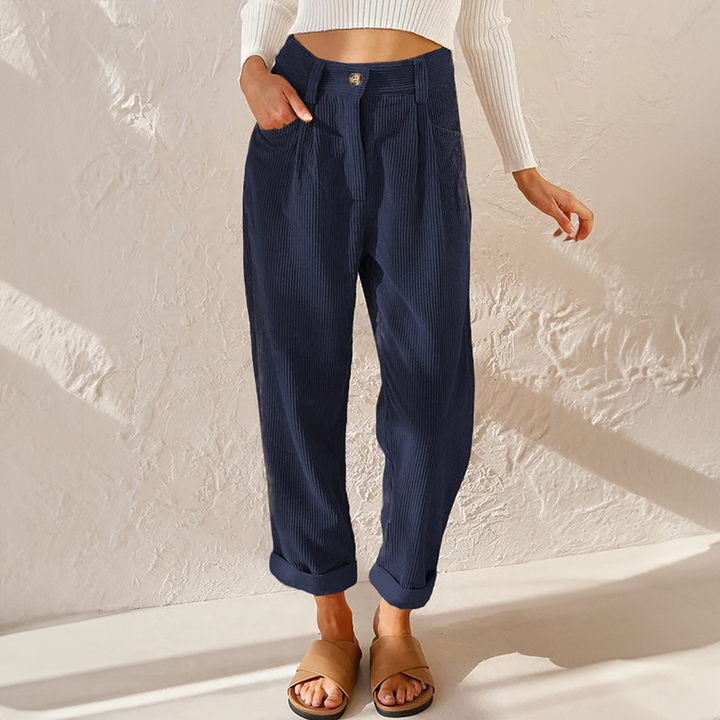 Women's High Waist Wide Leg Trousers Lightweight Summer Pants 5
