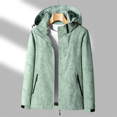 Women's Hooded Jacket with Zipper | Waterproof 1