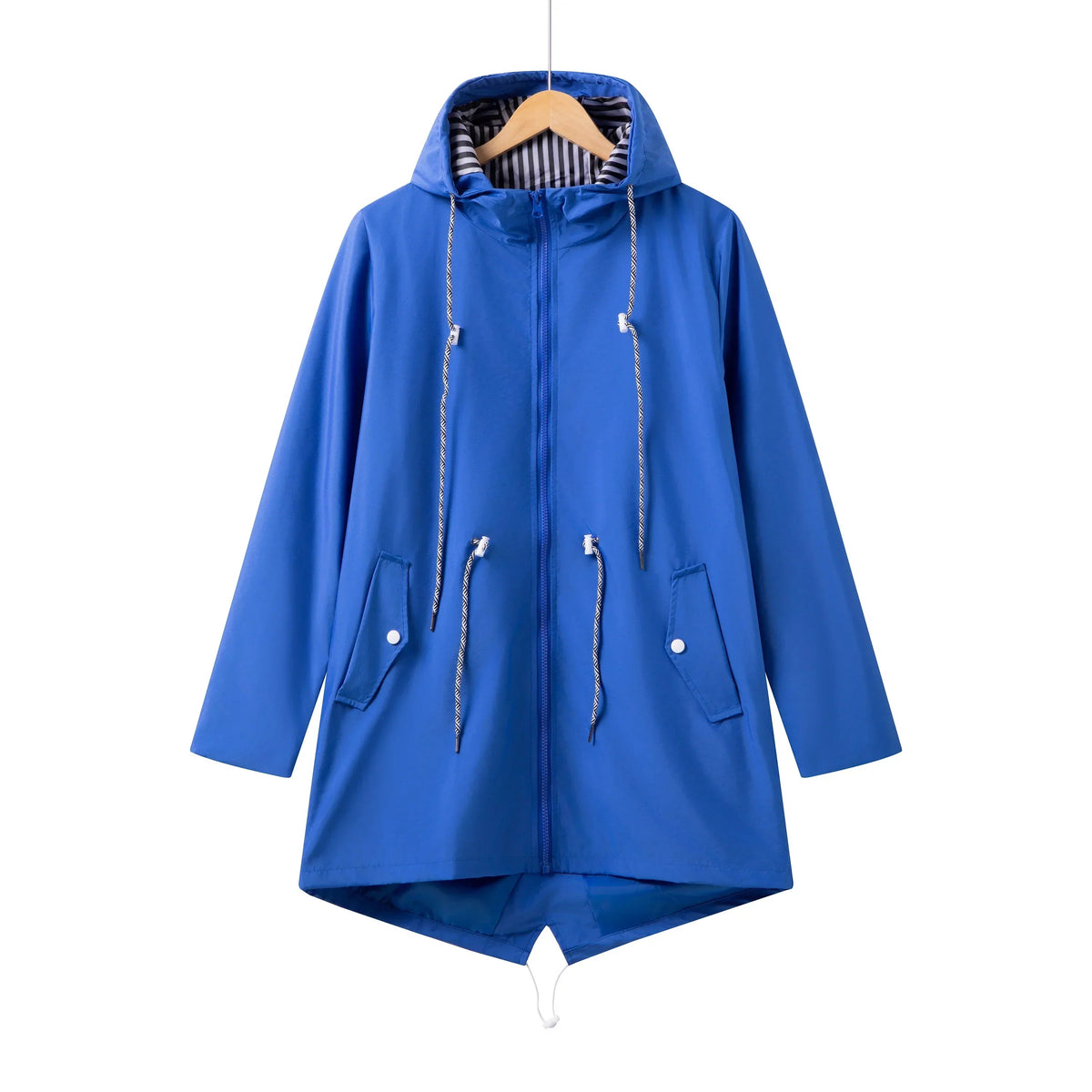 Women's Hooded Waterproof Trench Coat | Casual 0