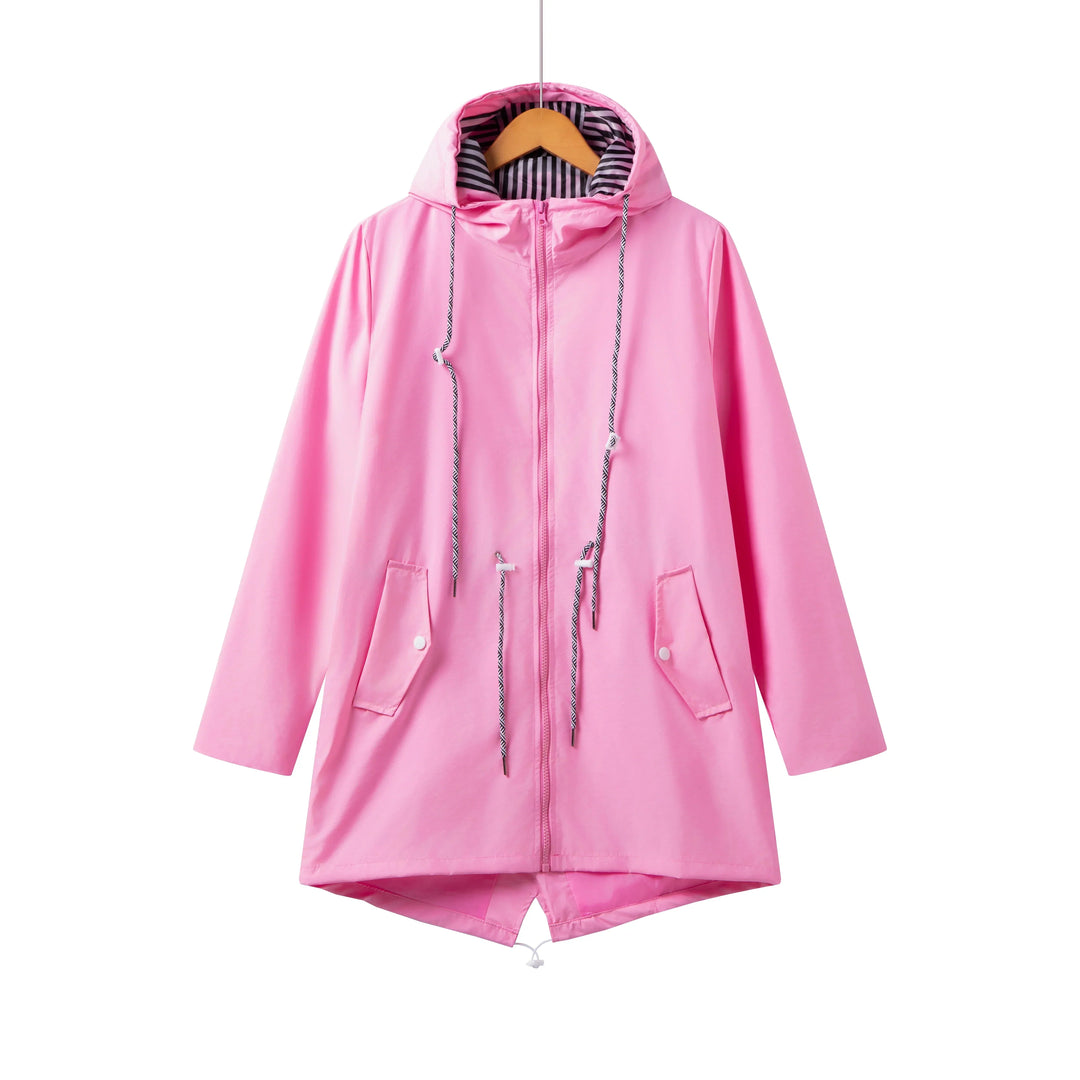 Women's Hooded Waterproof Trench Coat | Casual 4