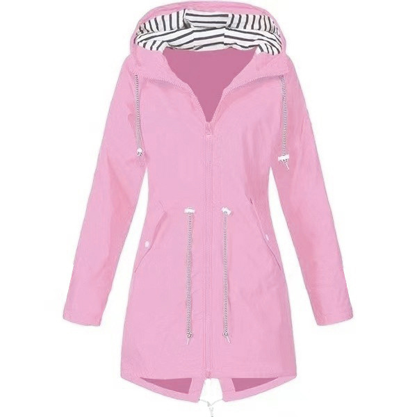 Women's Hooded Windproof Rain Jacket | Long Sleeve 3