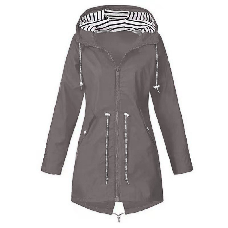Women's Hooded Windproof Rain Jacket | Long Sleeve 6