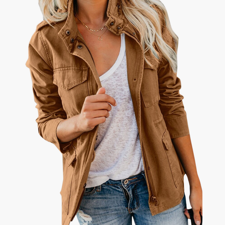 Women's Jacket - Versatile Transitional Coat with Pockets for All Seasons 5