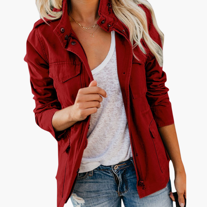 Women's Jacket - Versatile Transitional Coat with Pockets for All Seasons 6