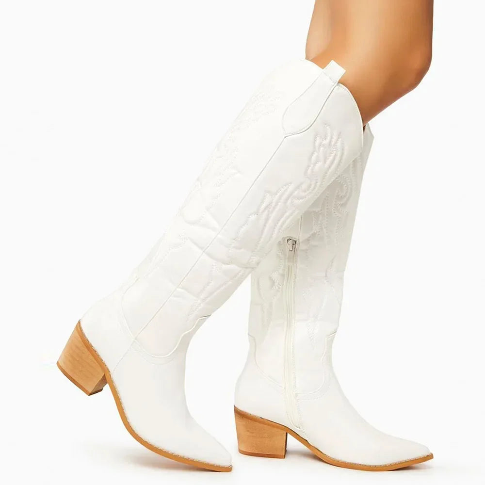 Women's Knee-High Cowboy Boots | Classic 5