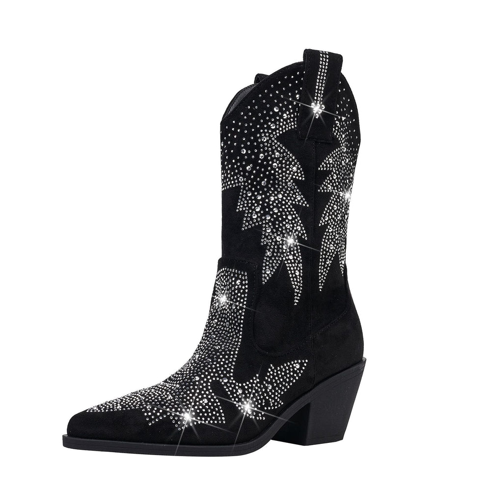 Women's Mid-Calf Cowboy Boots | Stylish 1