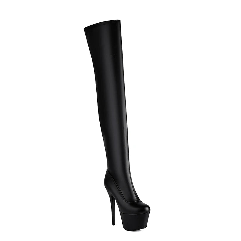 Women's Over-the-Knee Boots | High Platform Heel 0