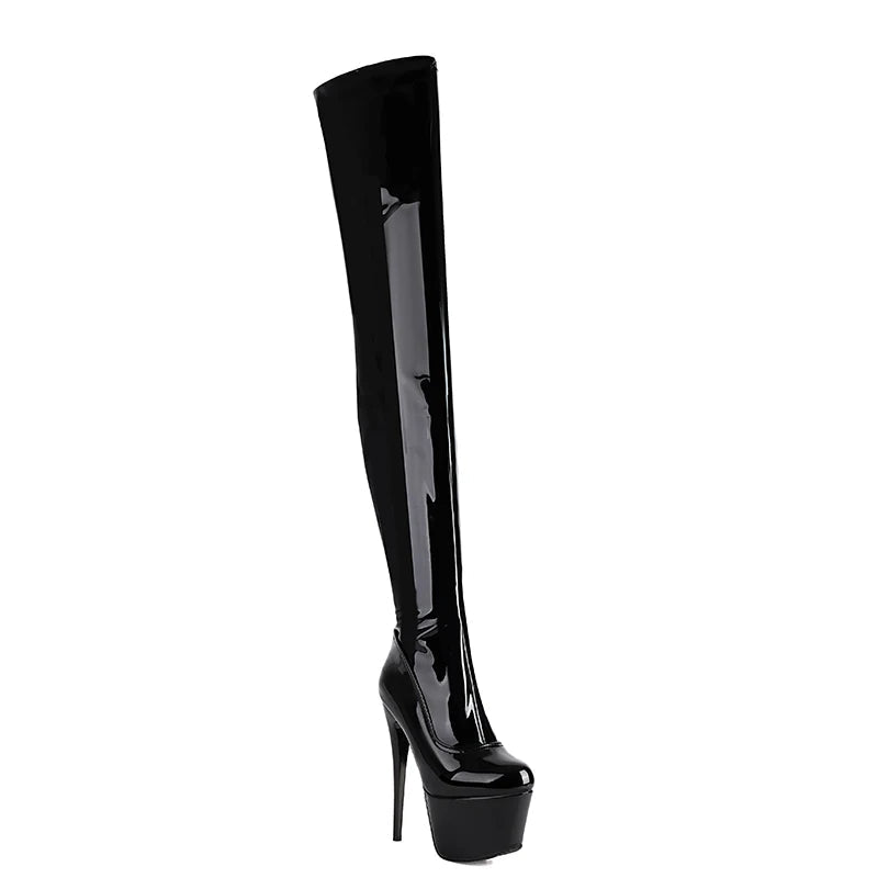 Women's Over-the-Knee Boots | High Platform Heel 8