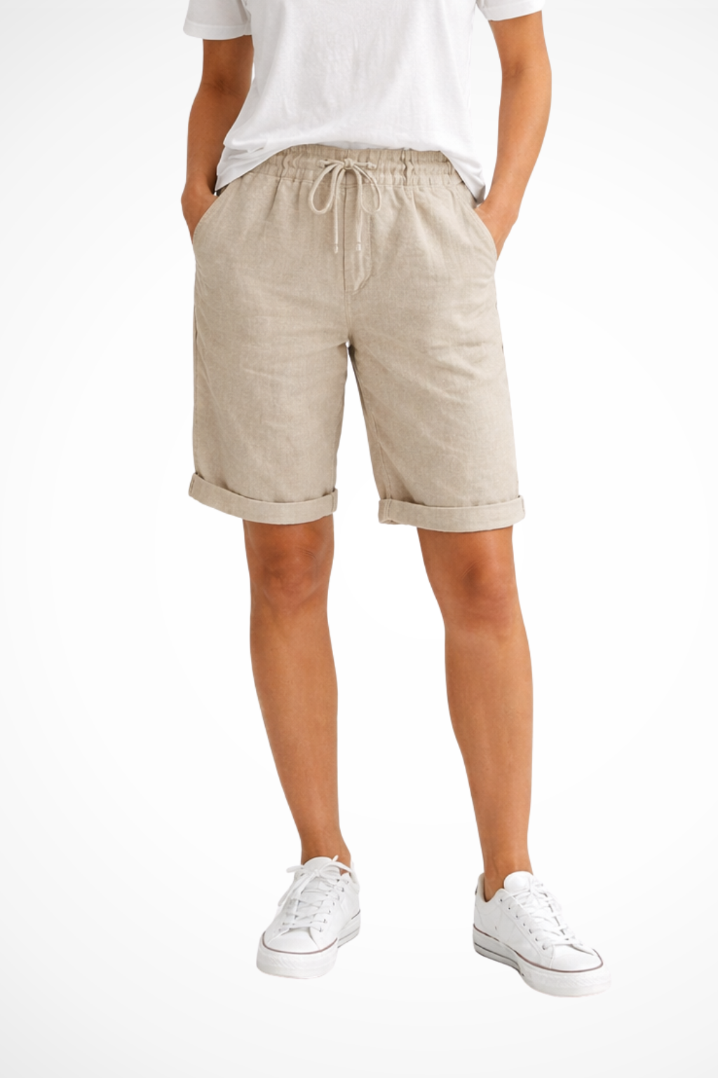 Women’s Relaxed Fit Capri Pants for Effortless Summer Style - Lightweight, Adjustable Waist, Cropped Length 0