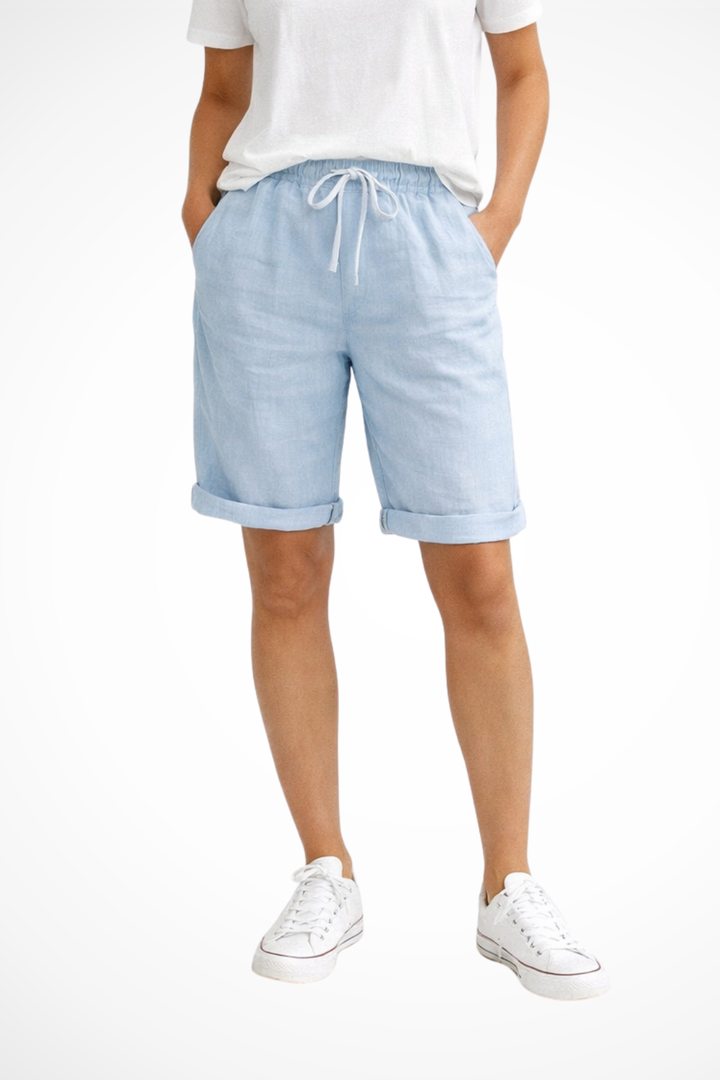 Women’s Relaxed Fit Capri Pants for Effortless Summer Style - Lightweight, Adjustable Waist, Cropped Length 1