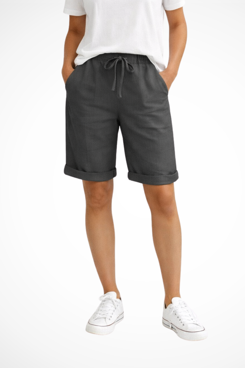 Women’s Relaxed Fit Capri Pants for Effortless Summer Style - Lightweight, Adjustable Waist, Cropped Length 4