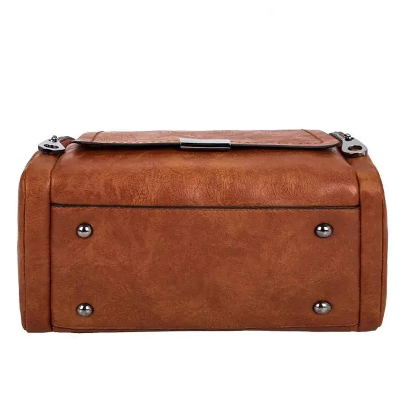 Women's Spacious Handbag Soft Fabric Zipper Closure 4