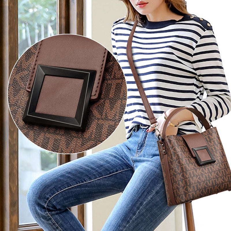 Women's Stylish Bucket Bag Versatile PULining 3