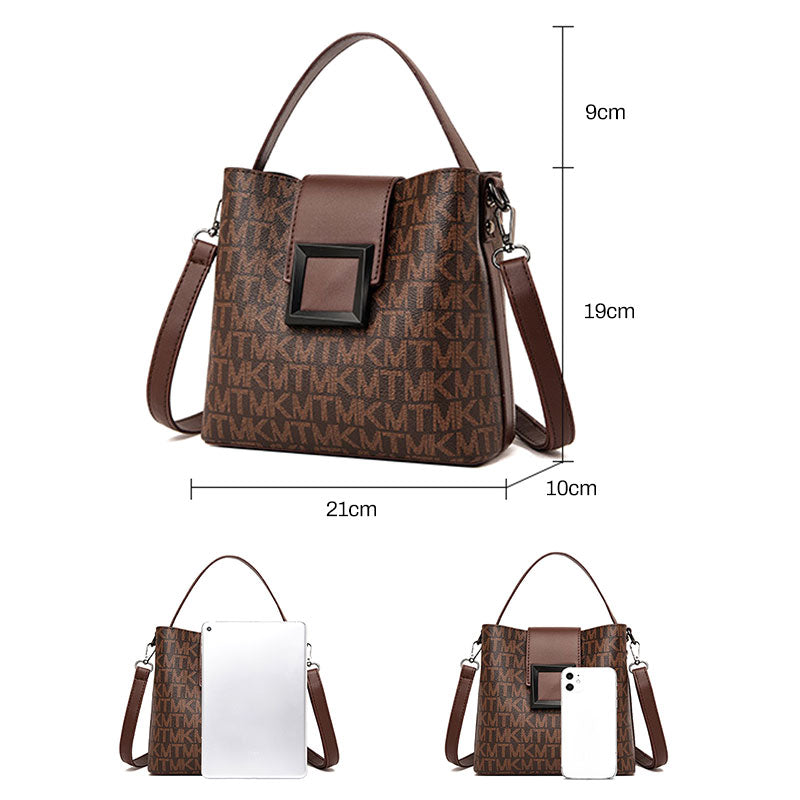Women's Stylish Bucket Bag Versatile PULining 7