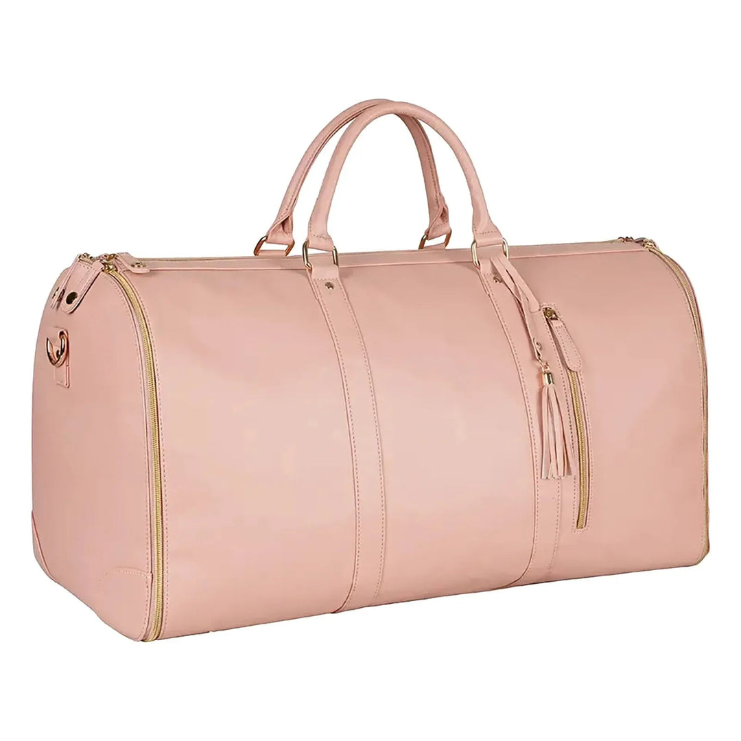 Women's Stylish Foldable Travel Bag Waterproof PU Leather 10
