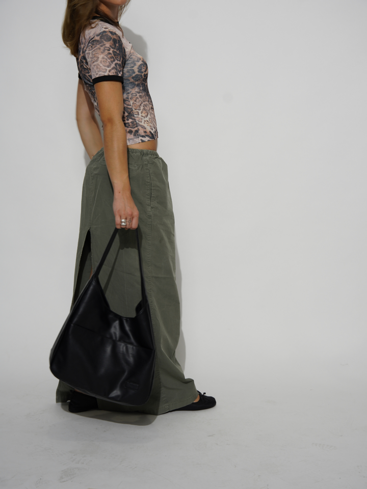 Women's Stylish Round Shoulder Bag Vegan Leather 6