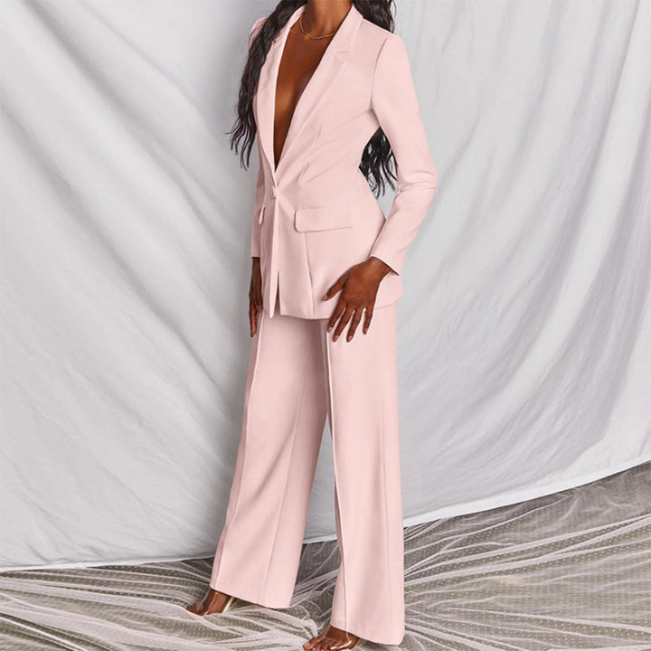 Women's Suit Tailored Blazer and Trousers Outfit for Professional Style 5