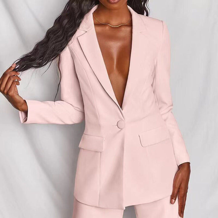 Women's Suit Tailored Blazer and Trousers Outfit for Professional Style 6