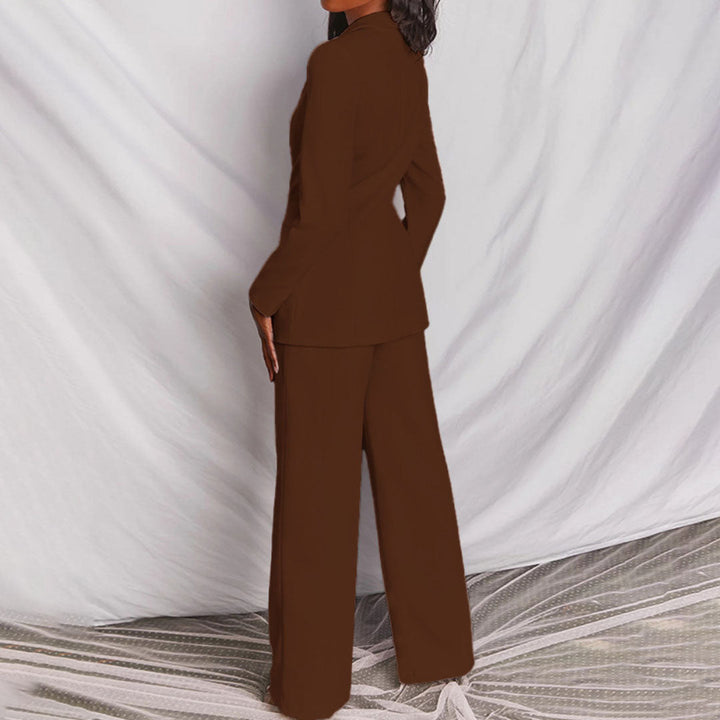 Women's Suit Tailored Blazer and Trousers Outfit for Professional Style 8