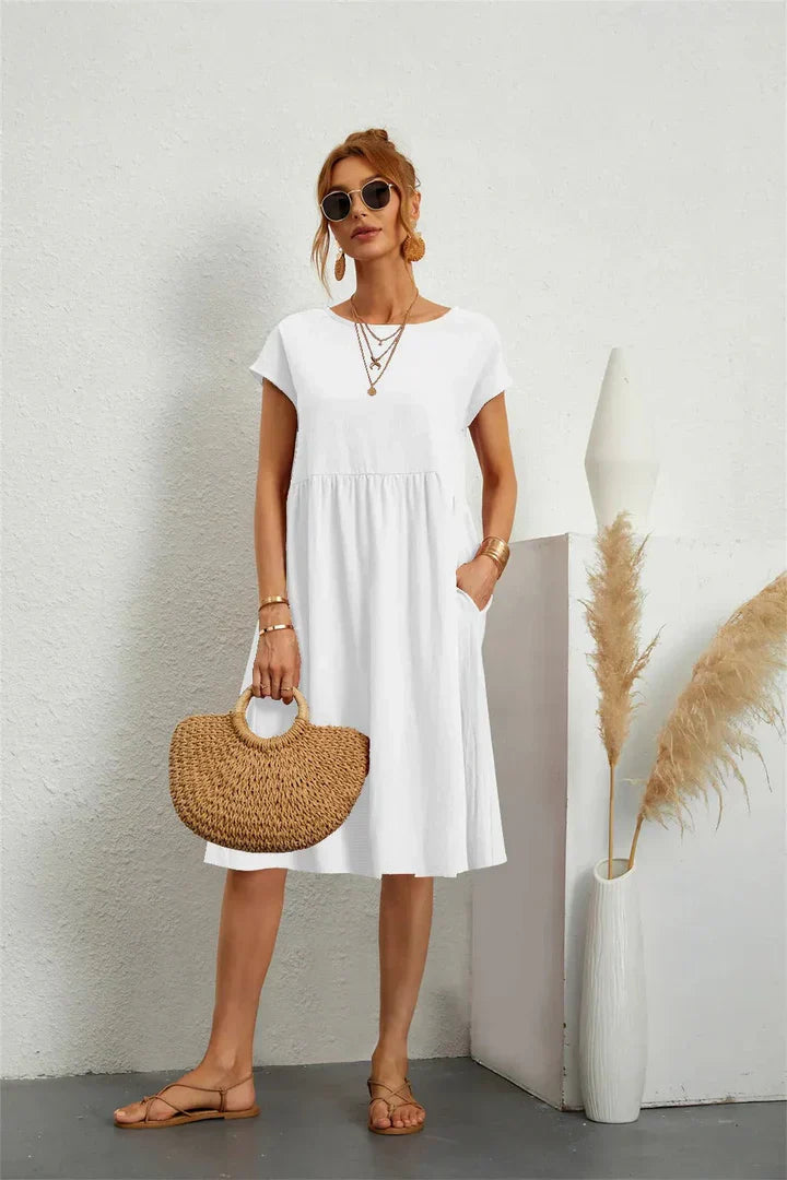 Women's Summer Maxi Dress with Pockets - Casual Black Dress for Effortless Everyday Style 10