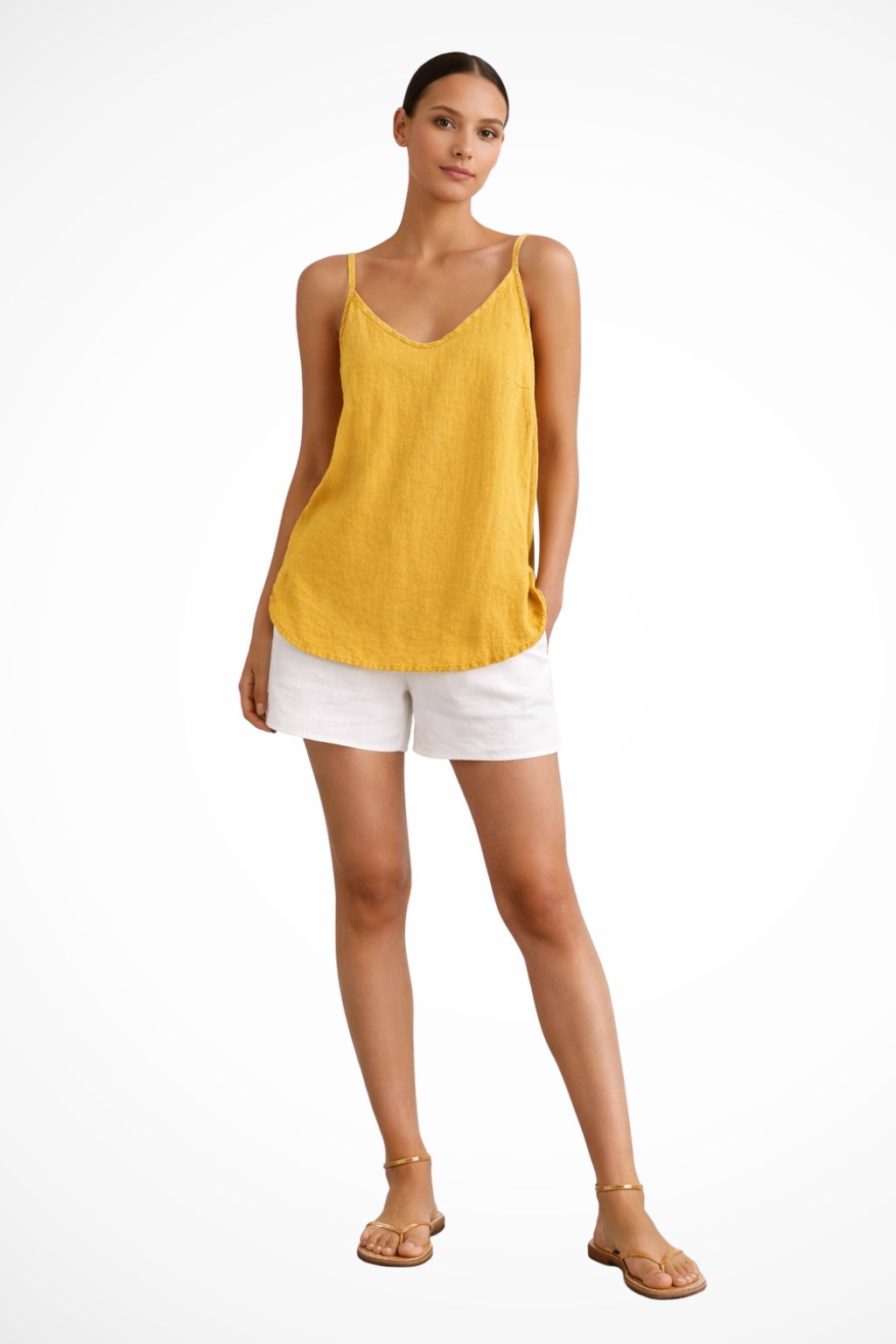 Women's Tank Top - Lightweight Spaghetti Strap Top for Spring & Summer Casual Wear 2