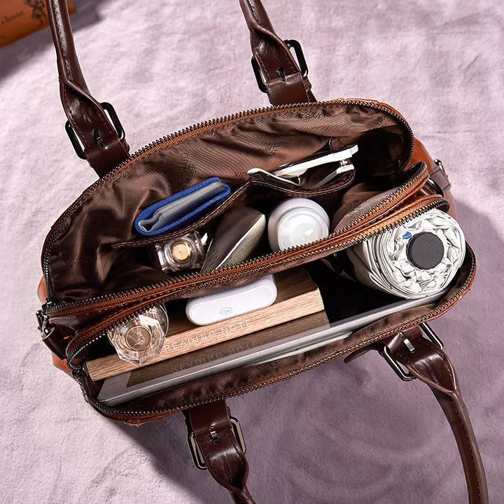Women's Vintage Handbag Timeless Elegance Leather 3