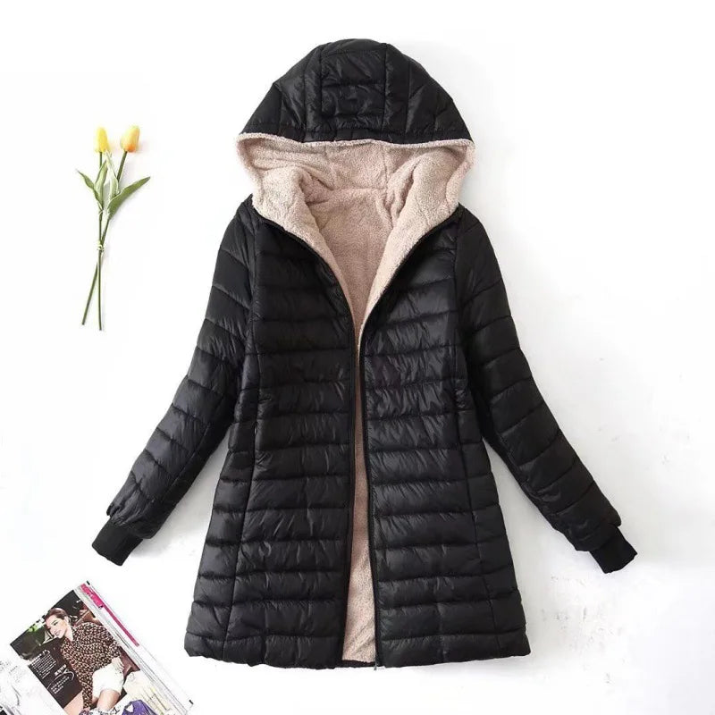 Women's Winter Fleece Jacket | With Hood 1