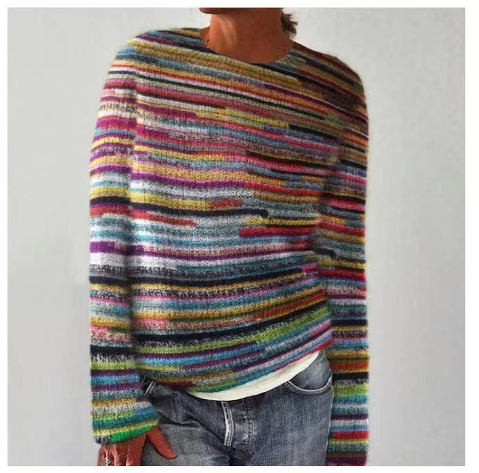 Women's Winter Sweater Vintage Design – Soft Knitted Sweater | DANIQUE 1