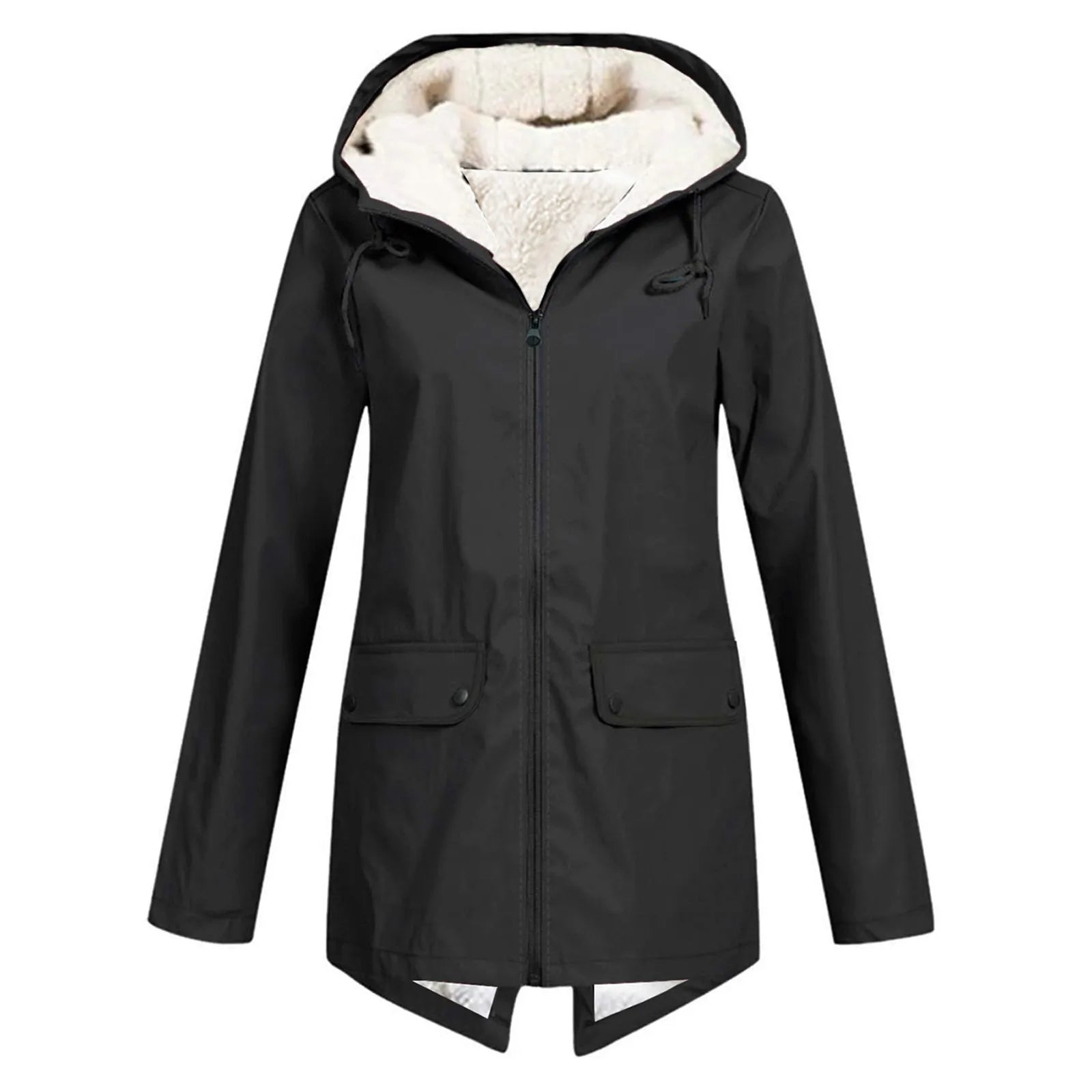 Women's Winter Waterproof Trench Coat | Hooded 2