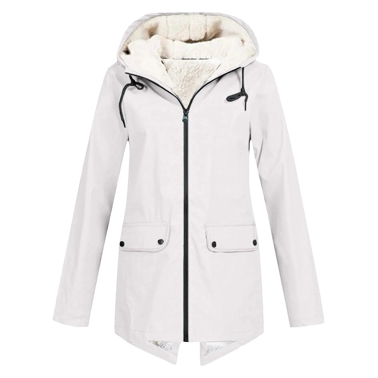 Women's Winter Waterproof Trench Coat | Hooded 4
