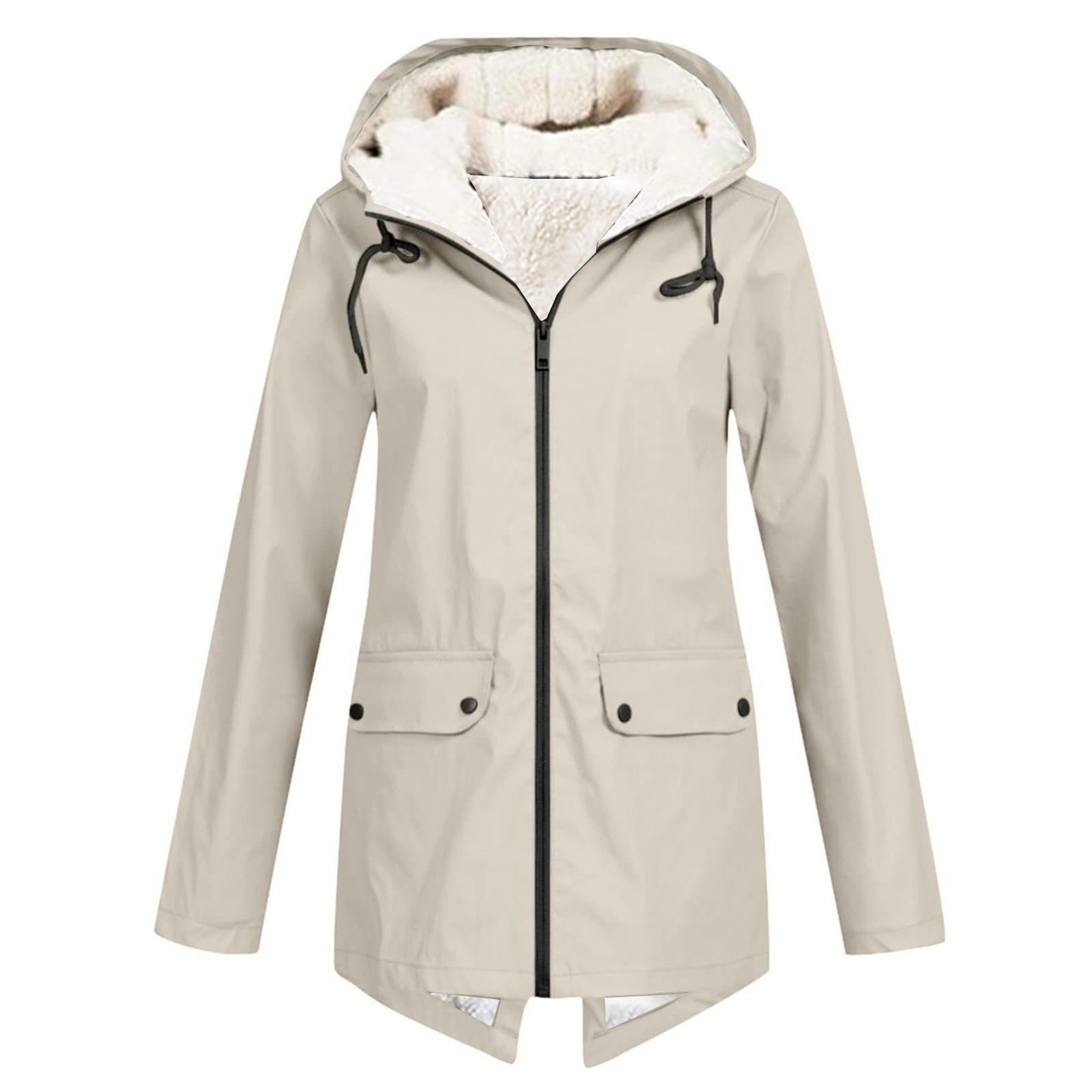 Women's Winter Waterproof Trench Coat | Hooded 7