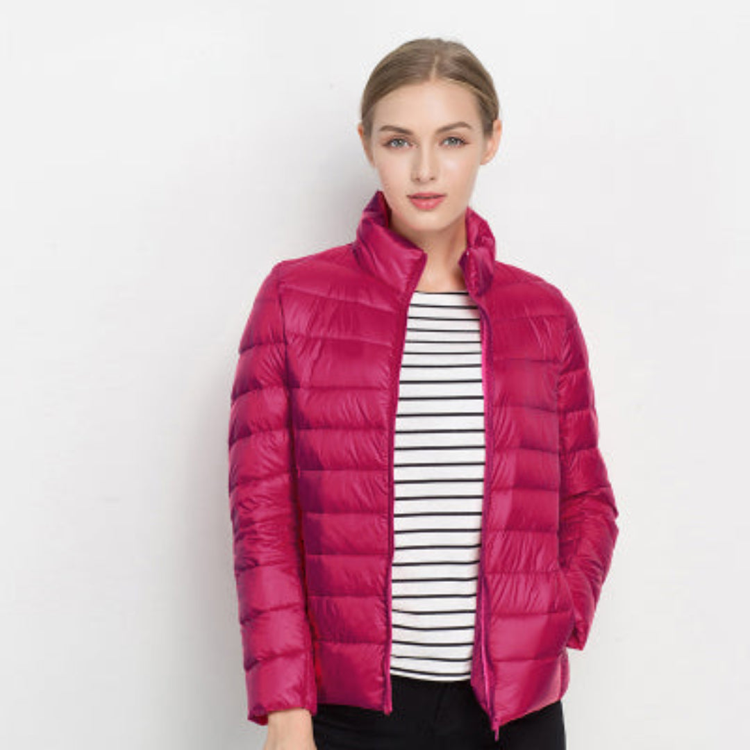 Women's long-sleeved quilted jacket | Warm 4