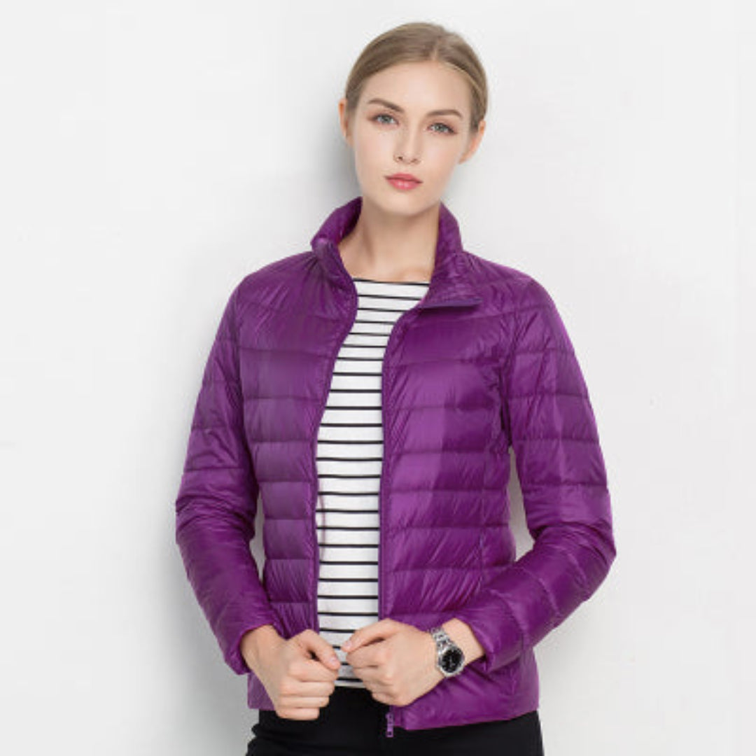 Women's long-sleeved quilted jacket | Warm 6