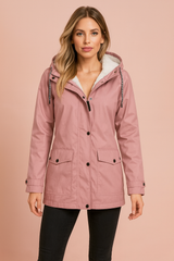 Women's winter insulated jacket with a casual hood 2