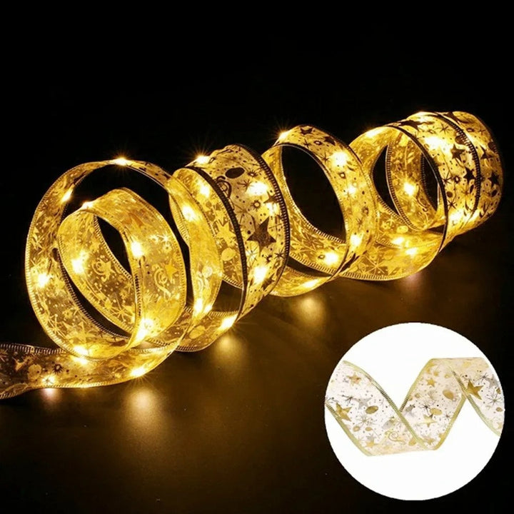 XmasSlinger | LED Christmas Lights and Ribbon Set for Decoration 0