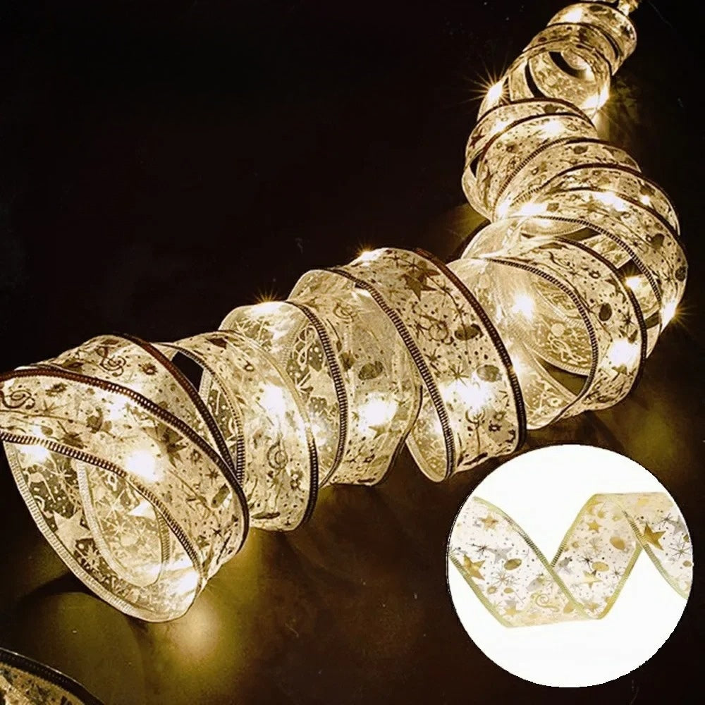 XmasSlinger | LED Christmas Lights and Ribbon Set for Decoration 4