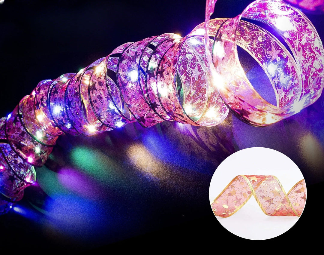 XmasSlinger | LED Christmas Lights and Ribbon Set for Decoration 8