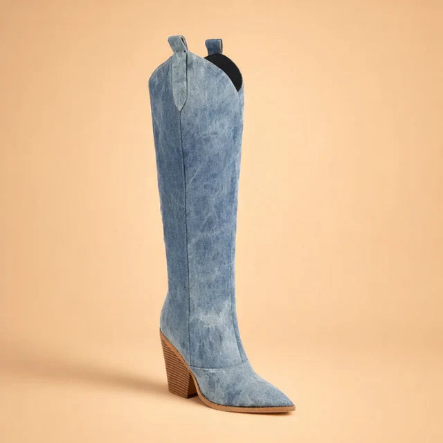 Zofia | Women's Western-Style Over-the-Knee Boots