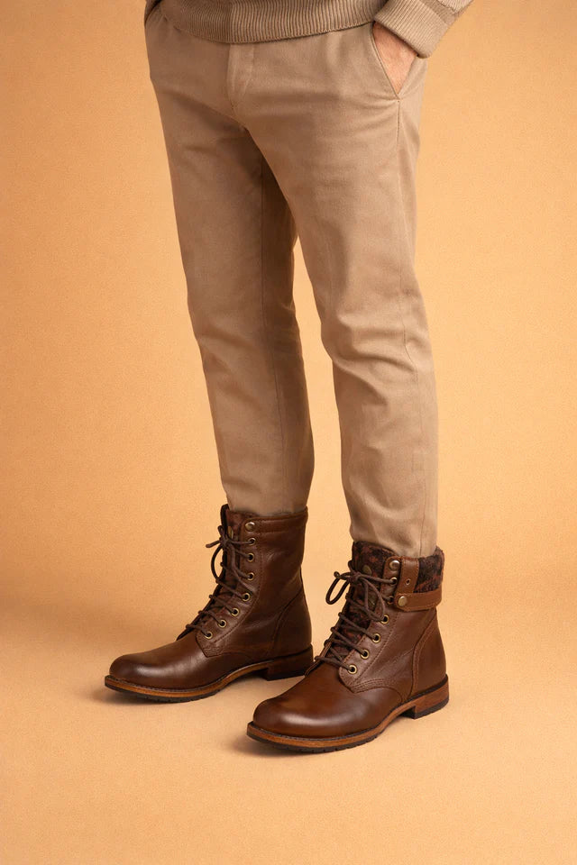 Monika | Women's Combat Lace-Up Ankle Boots