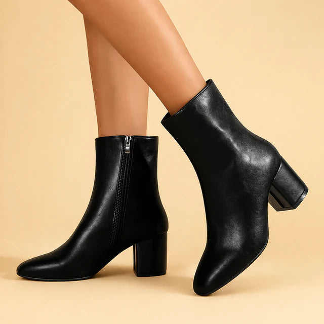 Bottines basses pour femmes | avec fermeture éclair latérale