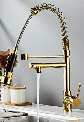 Modern Two-Way Faucet Connector – Compact Dual Outlet Tap for Versatile Use