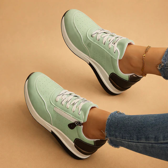Elena | Women’s Cushioned Low-Top Sneakers for Everyday Comfort