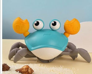 CrustaceanJoy | Jouet bébé crabe rampant avec musique et lumières colorées