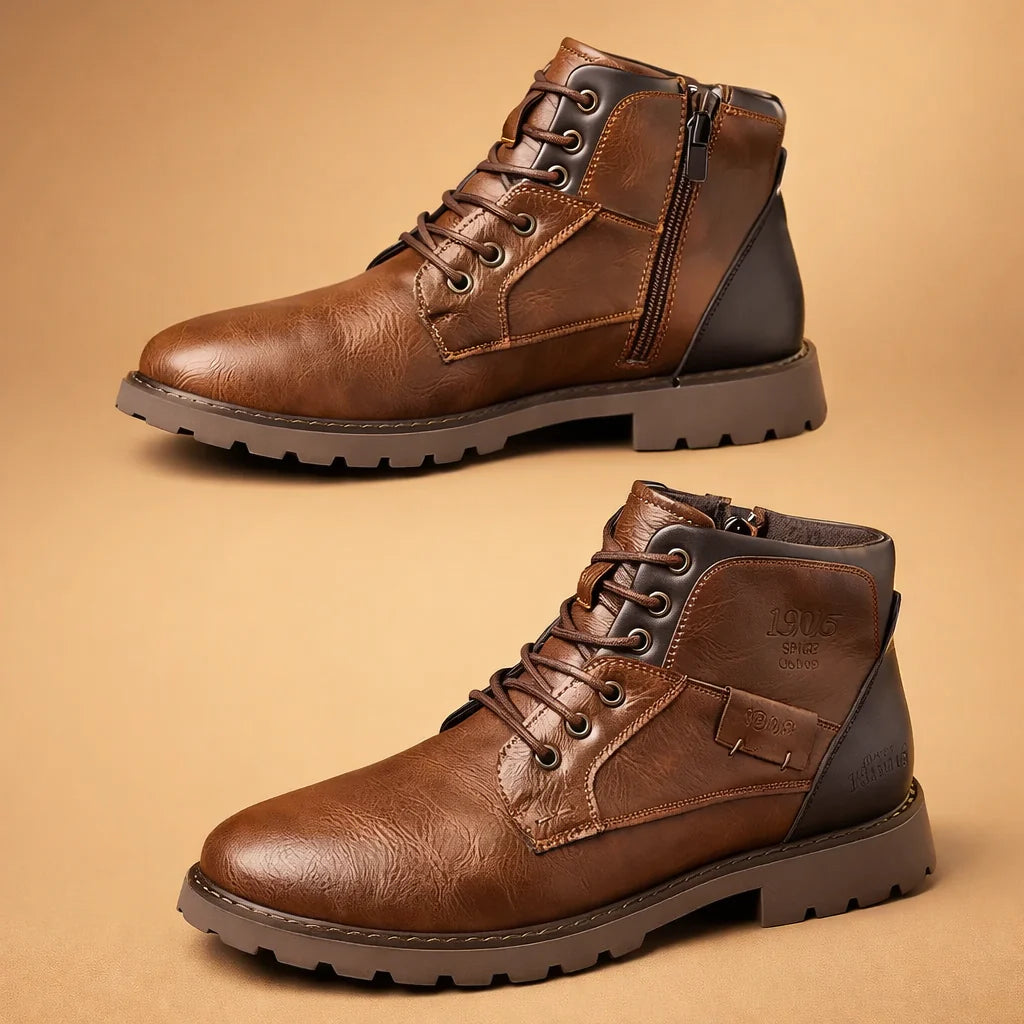George | Bottines décontractées robustes à lacets pour un style urbain prêt à porter au quotidien